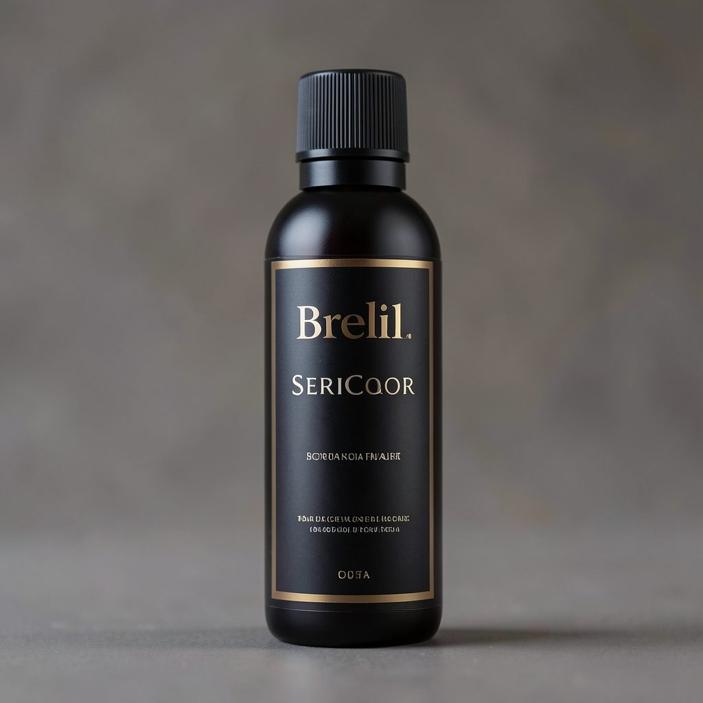 Упаковка краски для волос Brelil SeriColor в элегантном тёмном дизайне
